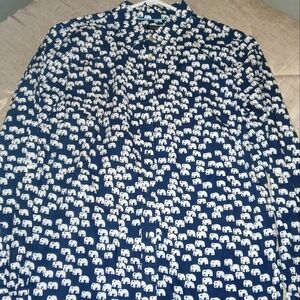 Talbots Navy With Elephants